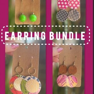 Earring Bundle Sale, Handmade Earrings, Jewelry Bundle, Boutique Earrings